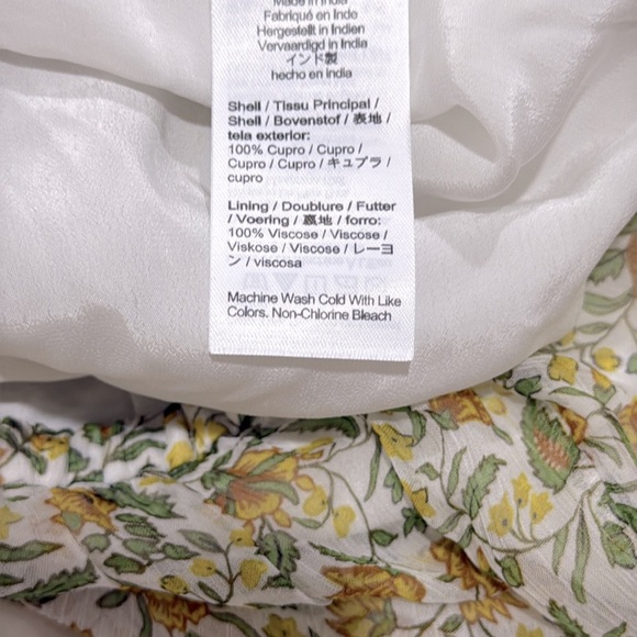 NWT J Crew Gwen knee length layered slip skirt in crinkle chiffon - Picture 7 of 7